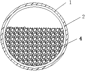 Pod rain-line type damper suitable for stay cable