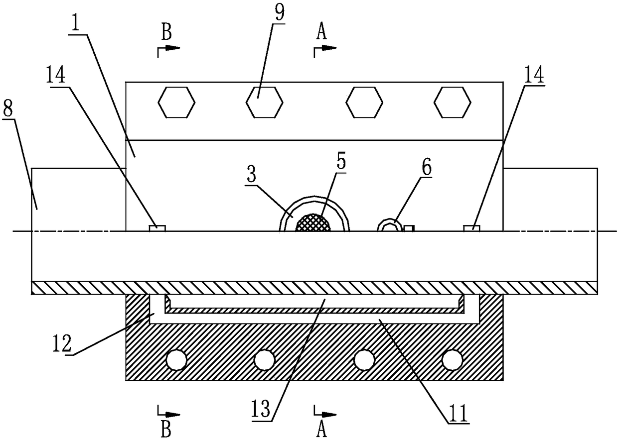 Rapid plugging device for oil and gas pipeline