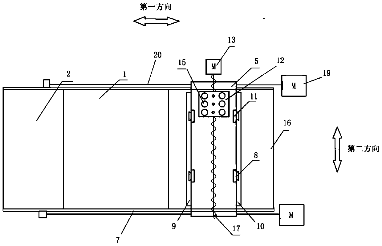 Gradient functional material 3D printing device and working method