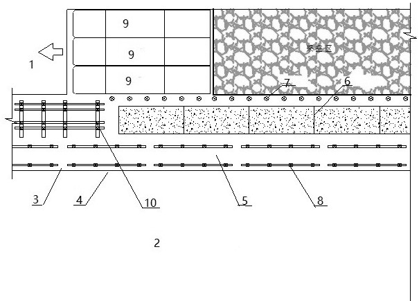 A method of retaining half-alley and gob-side alley