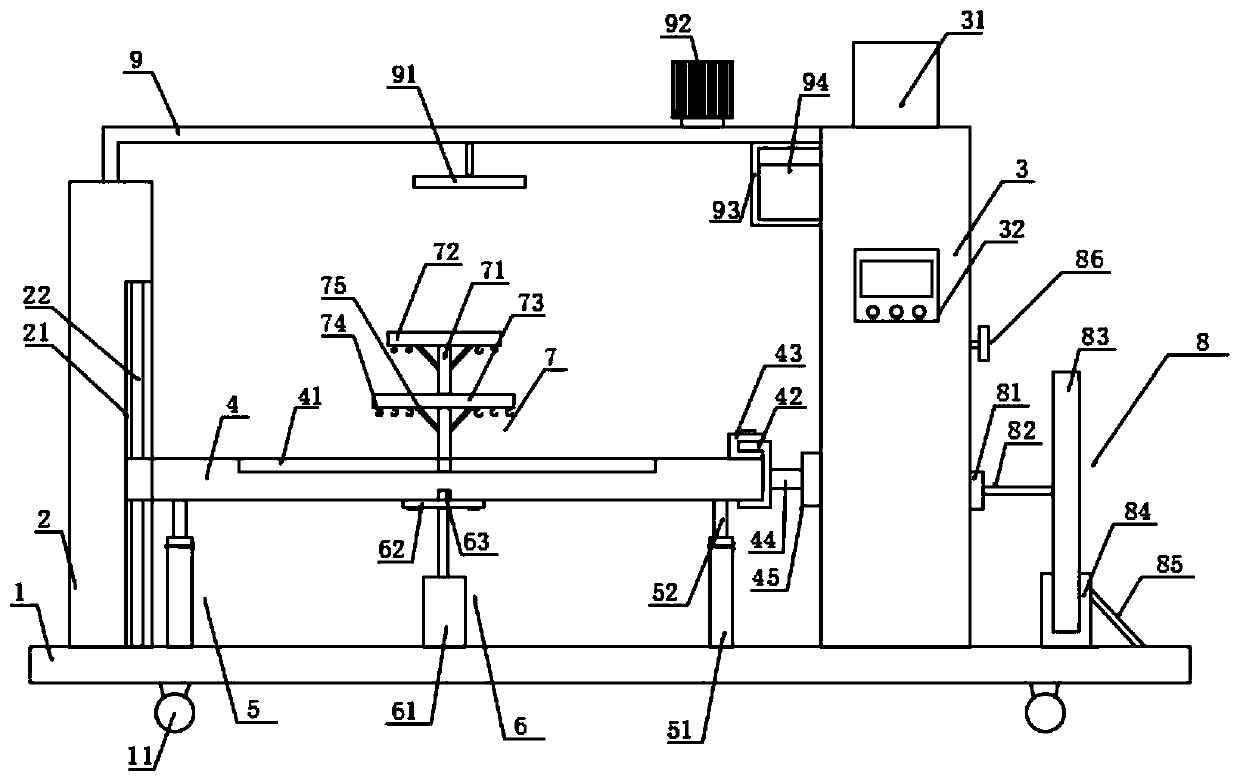 Lifting device for exhibition and display service