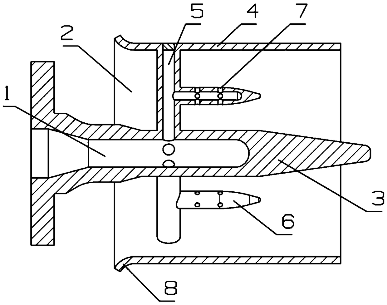 Gas Turbine Combustor Premixed Fuel Nozzles