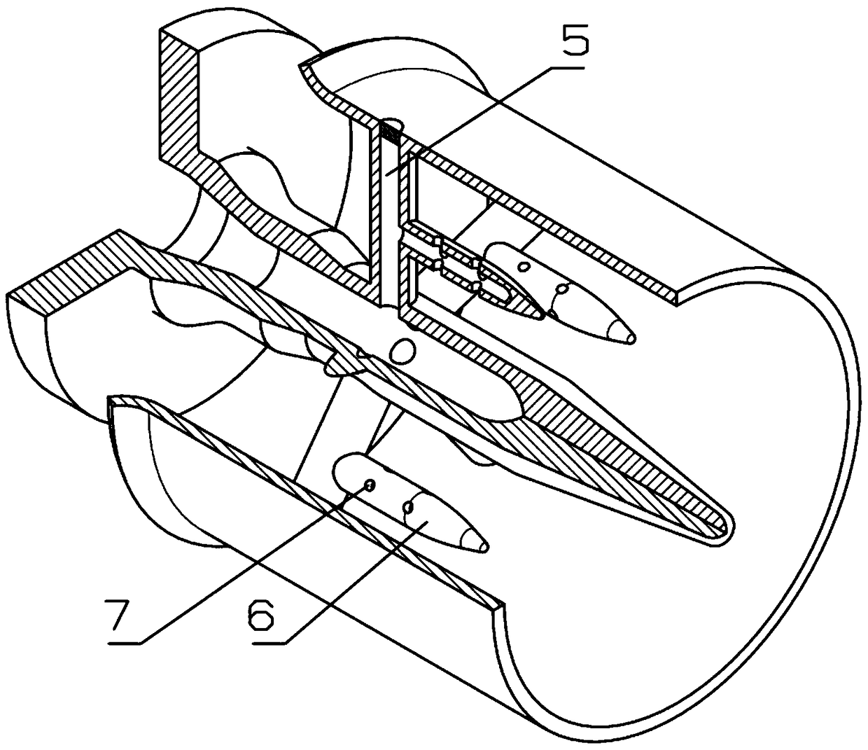 Gas Turbine Combustor Premixed Fuel Nozzles