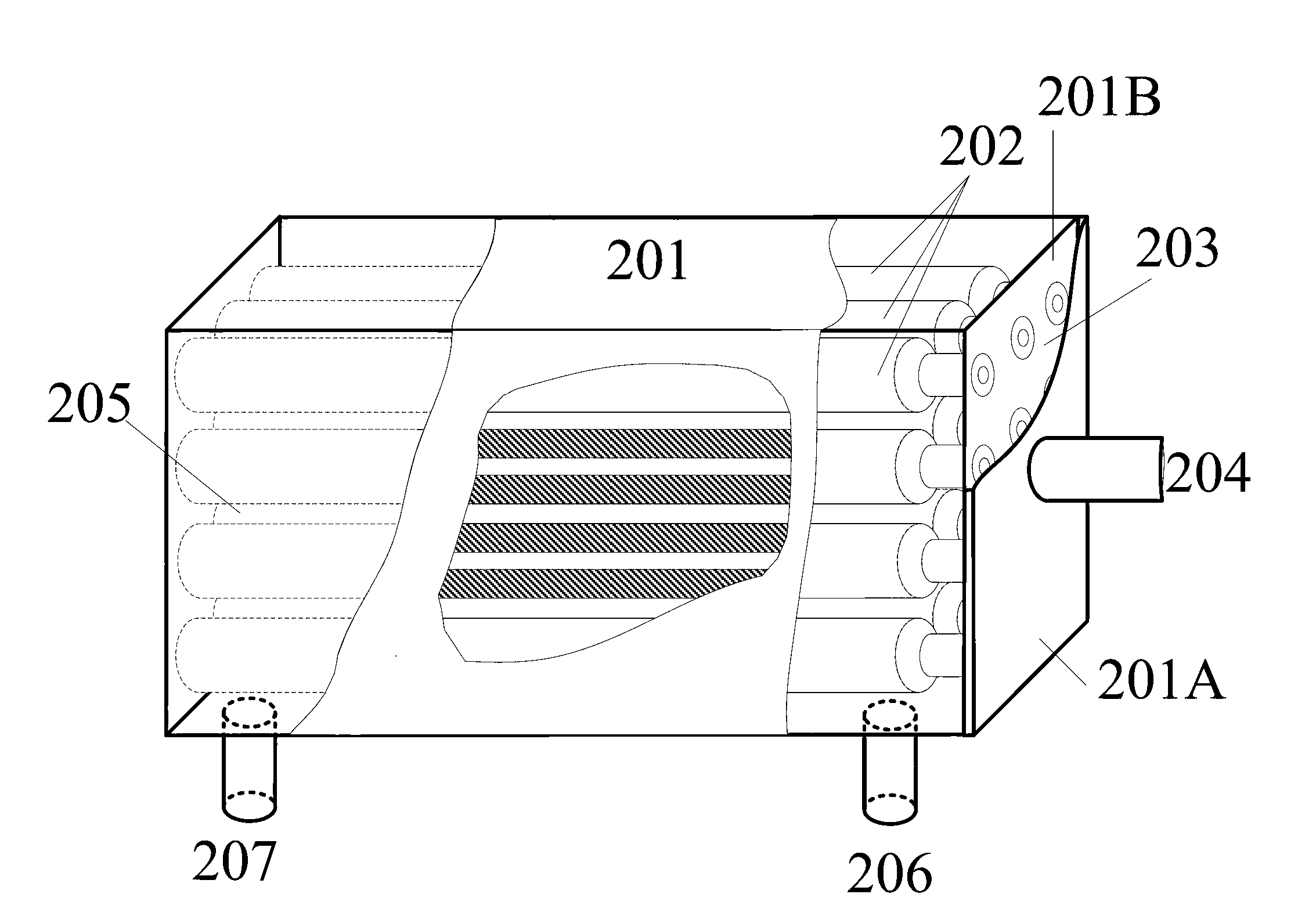 Cooling, heating and power integrated system based on fuel cell and hydrogen storage device of fuel cell for extravehicular spacesuit