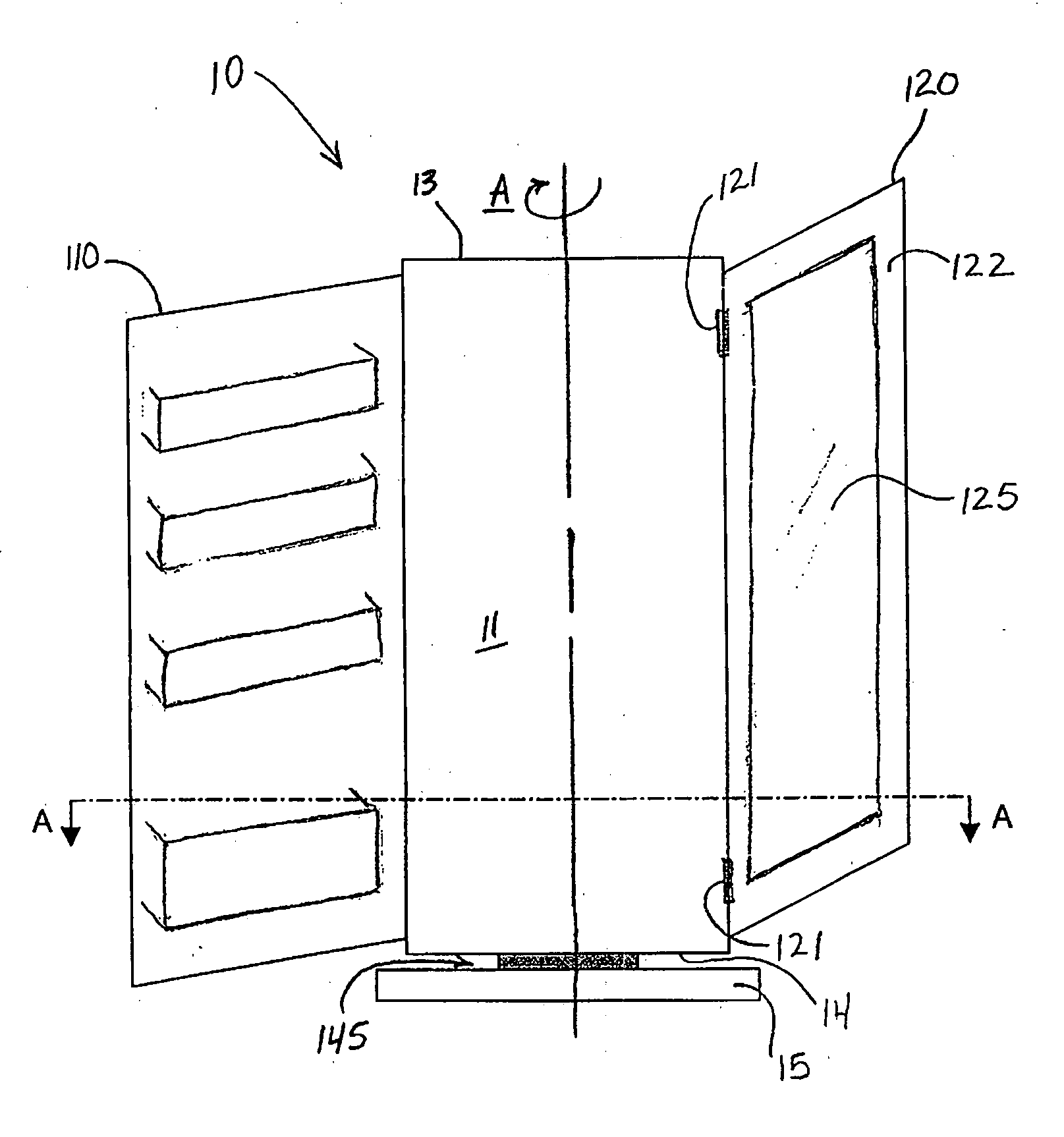 Swivel organizer