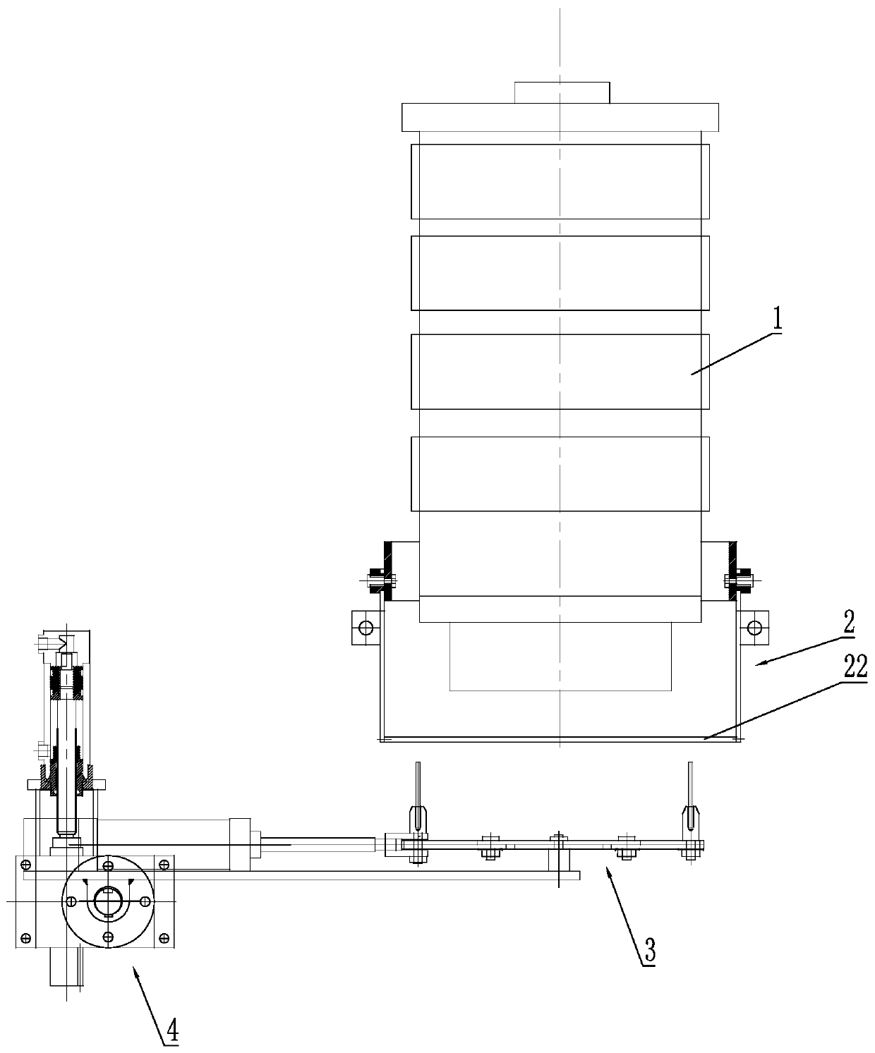 Upper expansion sealing device for blow molding equipment