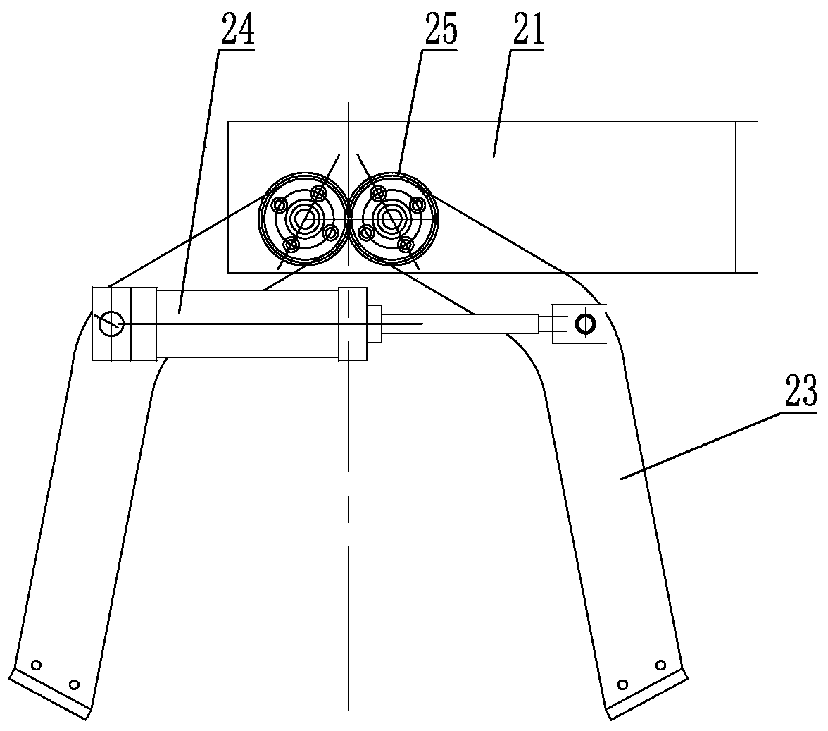 Upper expansion sealing device for blow molding equipment