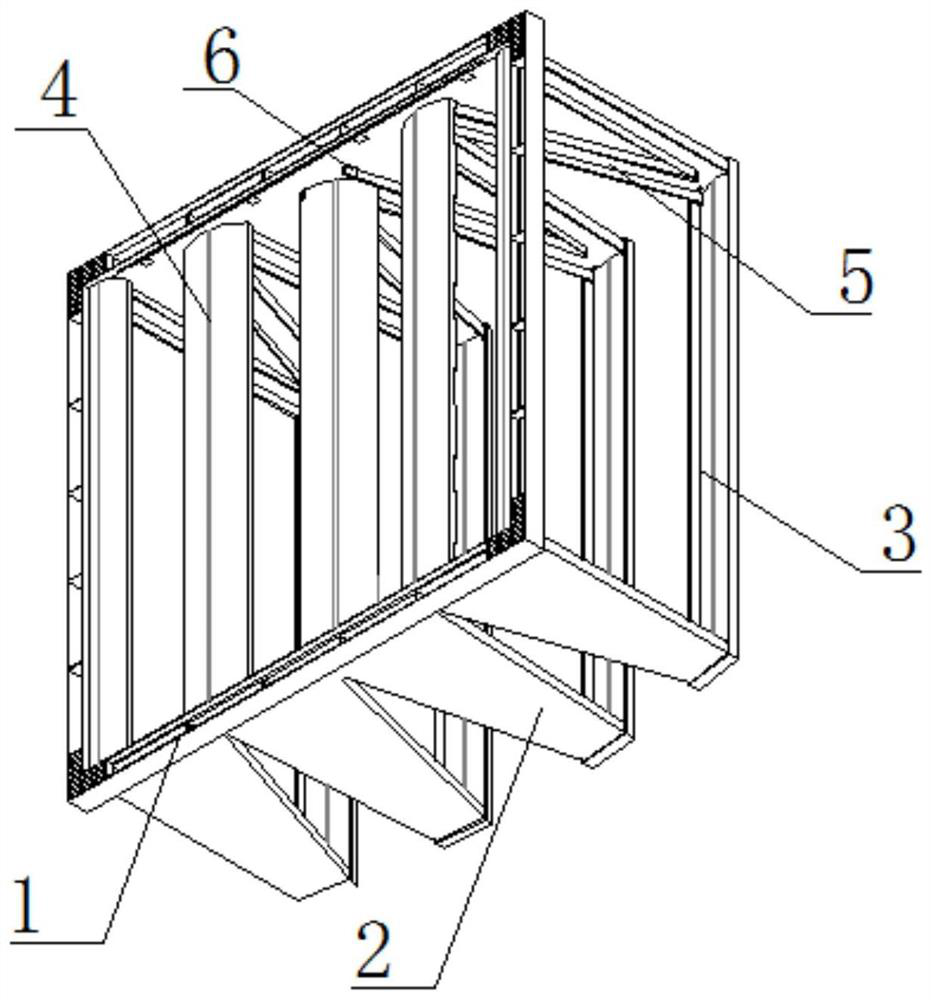 Arc-shaped V-shaped filter with replaceable filter element