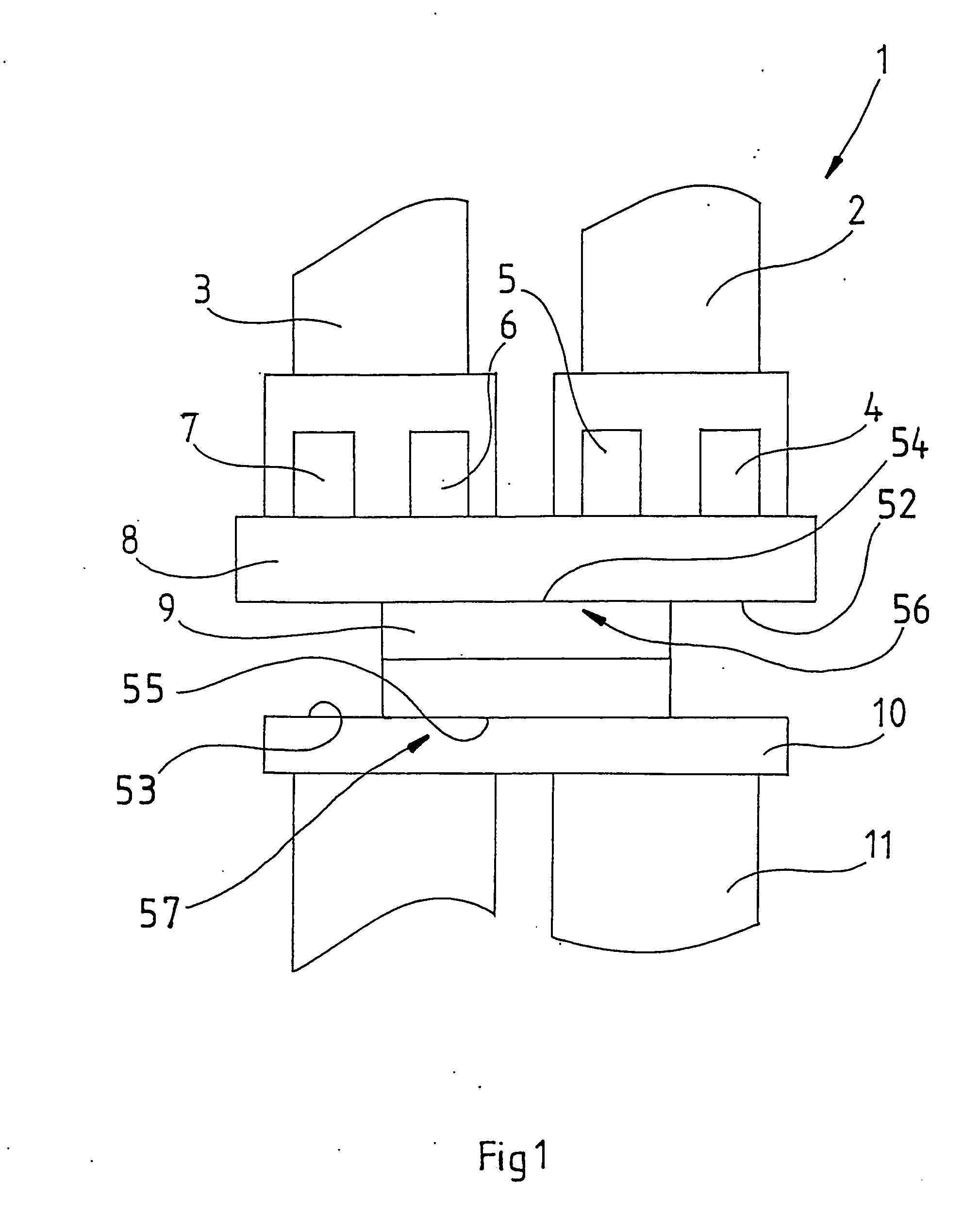 Apparatus and method for compensations for stress deformations in a press