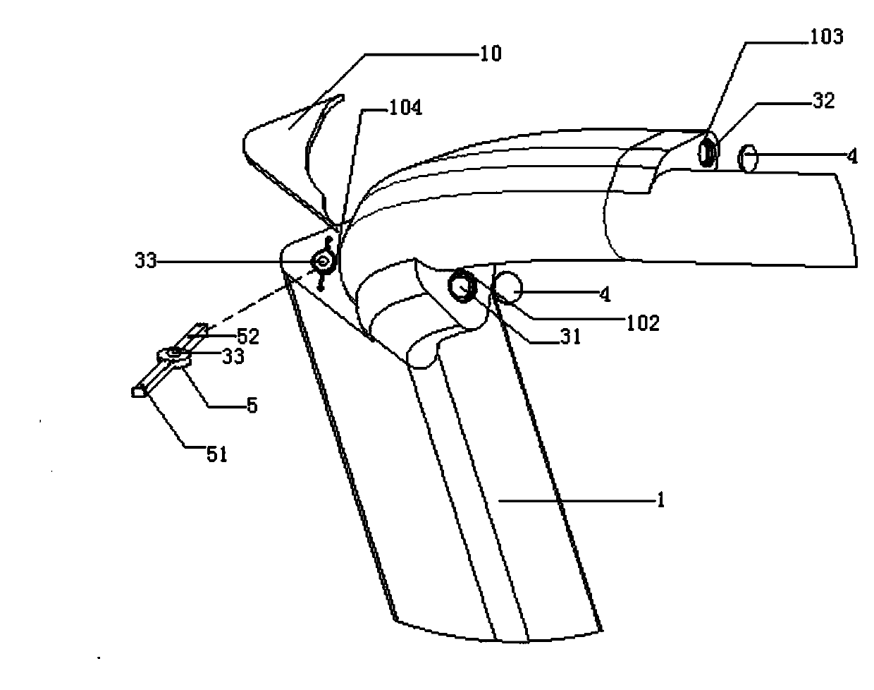 Negative pressure aspirator for thoracoscopic surgery