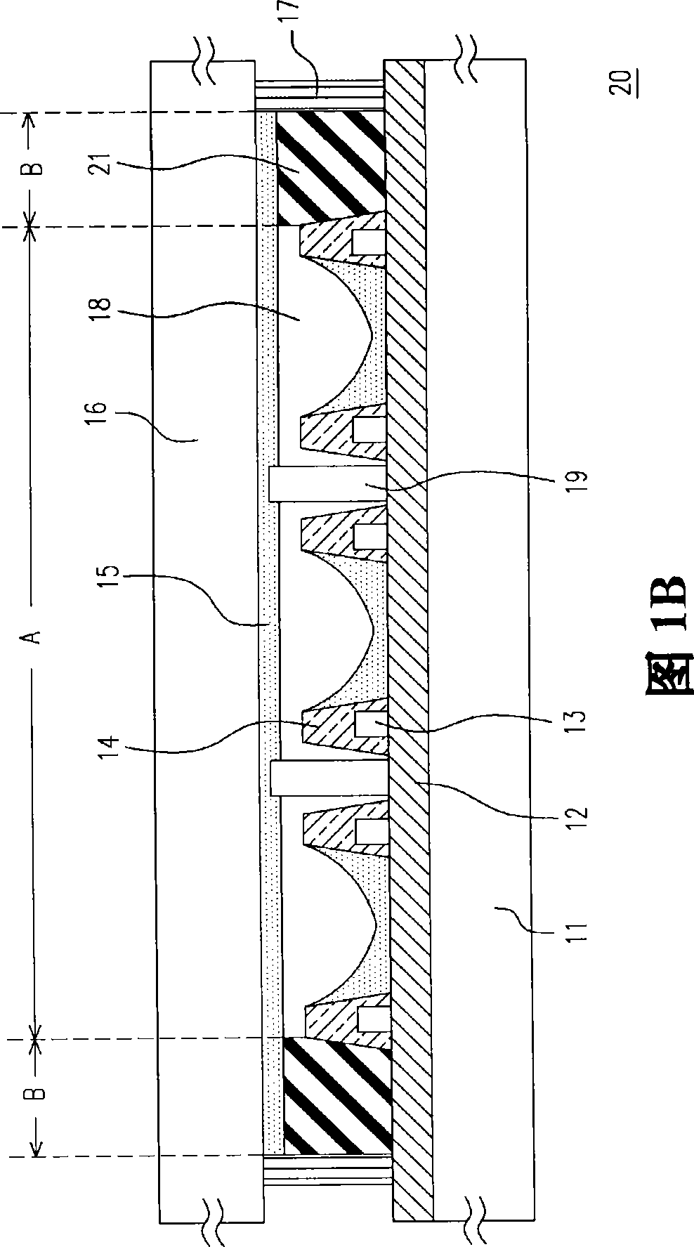 Plasma flat light source structure and LCD device