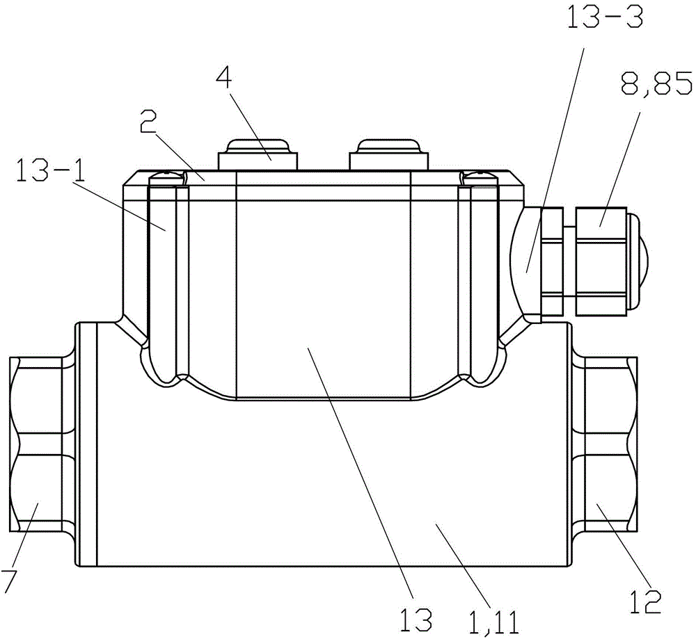 Mine pipeline liquid level sensor