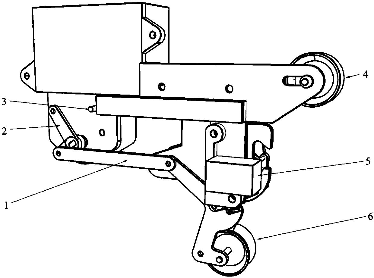 Automatic reeling machine exploration perception mechanism