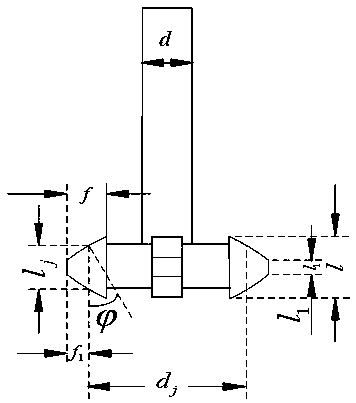 Profiling cutter and method used for inner-tooth-line gear processing