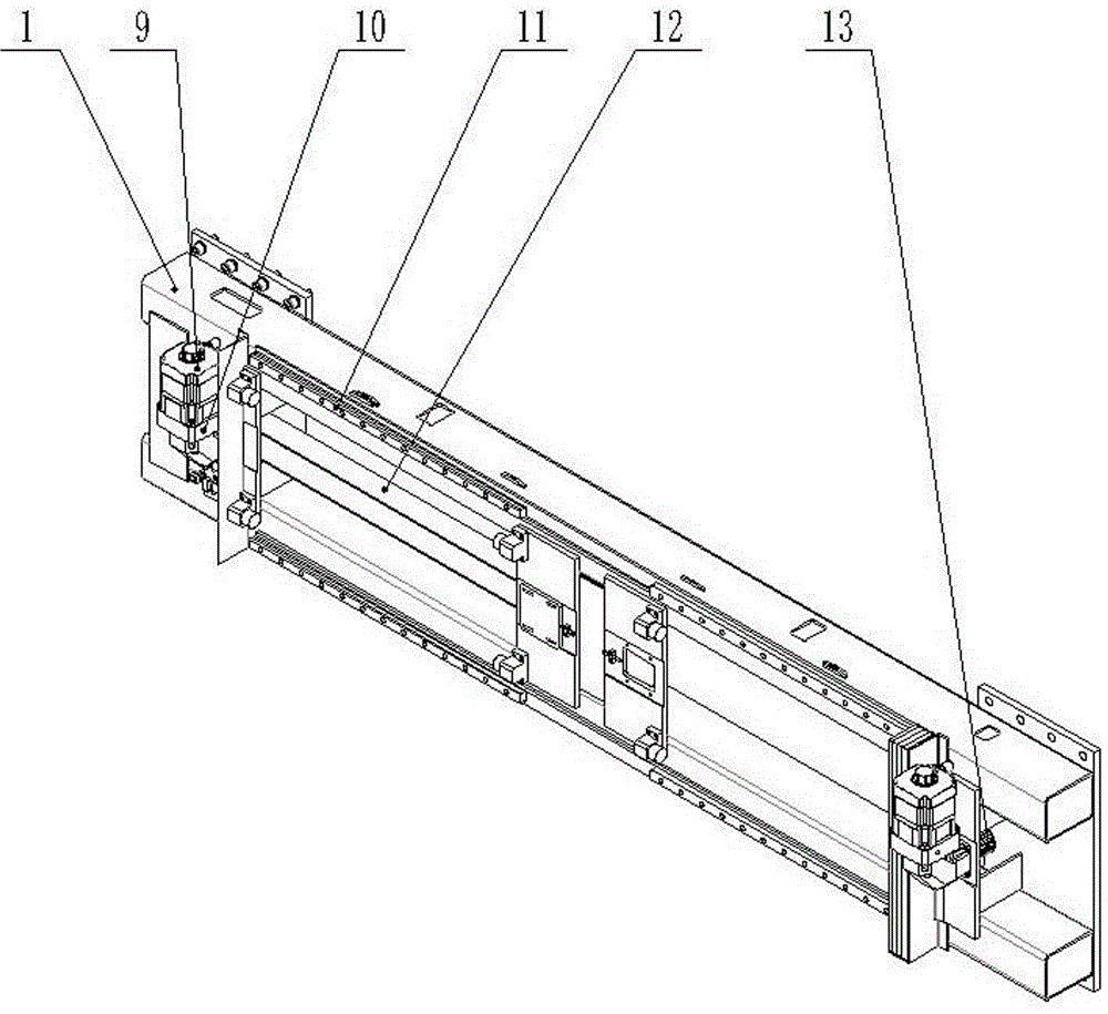 Feeding and discharging mechanical arm of thermal forming press