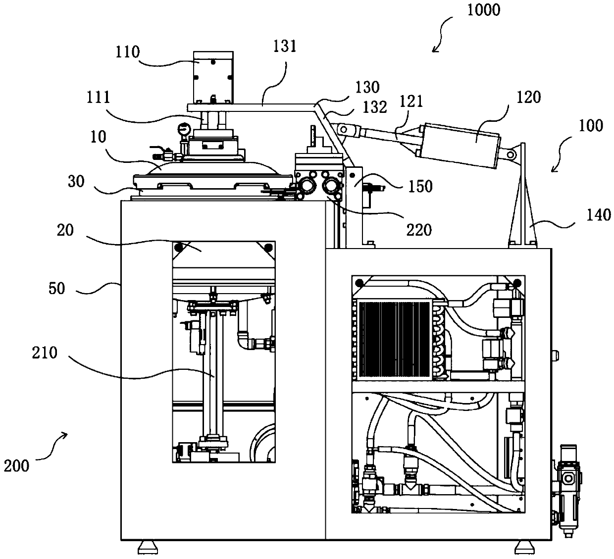 Medicine decocting machine