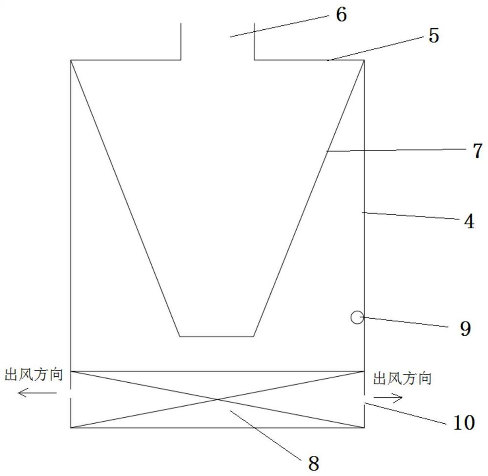 Automatic collecting device for ground waste silk of buffer frame and application method of automatic collecting device