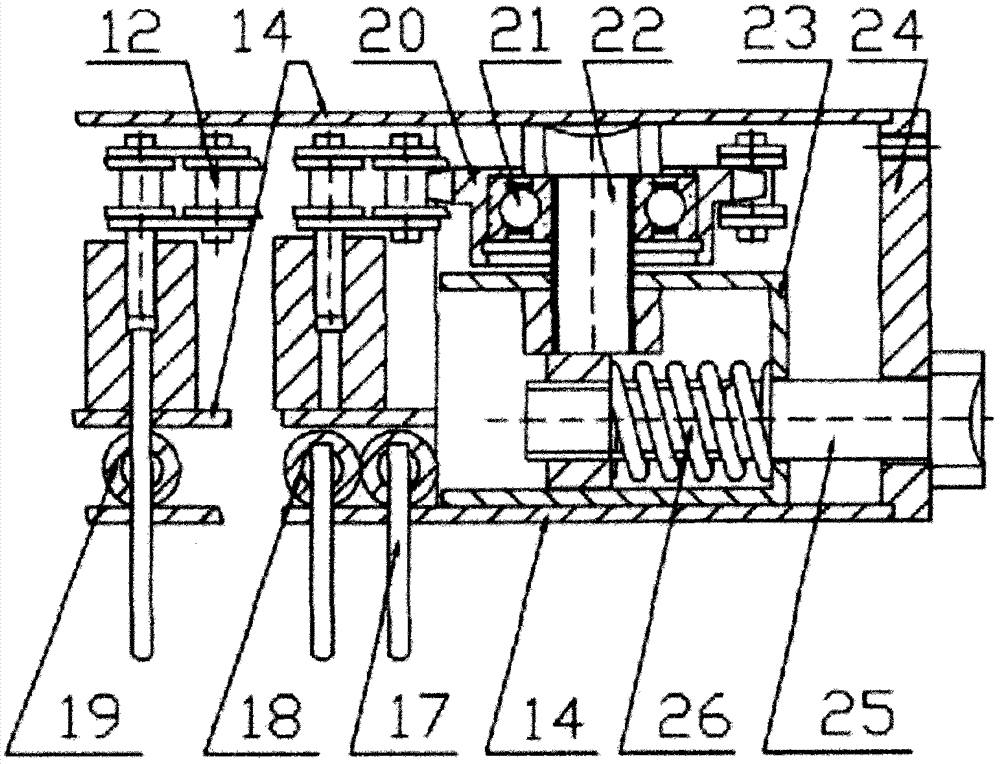 Motor-transmission device double-rail electric curtain machine capable of opening and closing two curtains in single direction or double directions