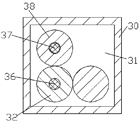 Difficult-to-dispose soil impurity separating device