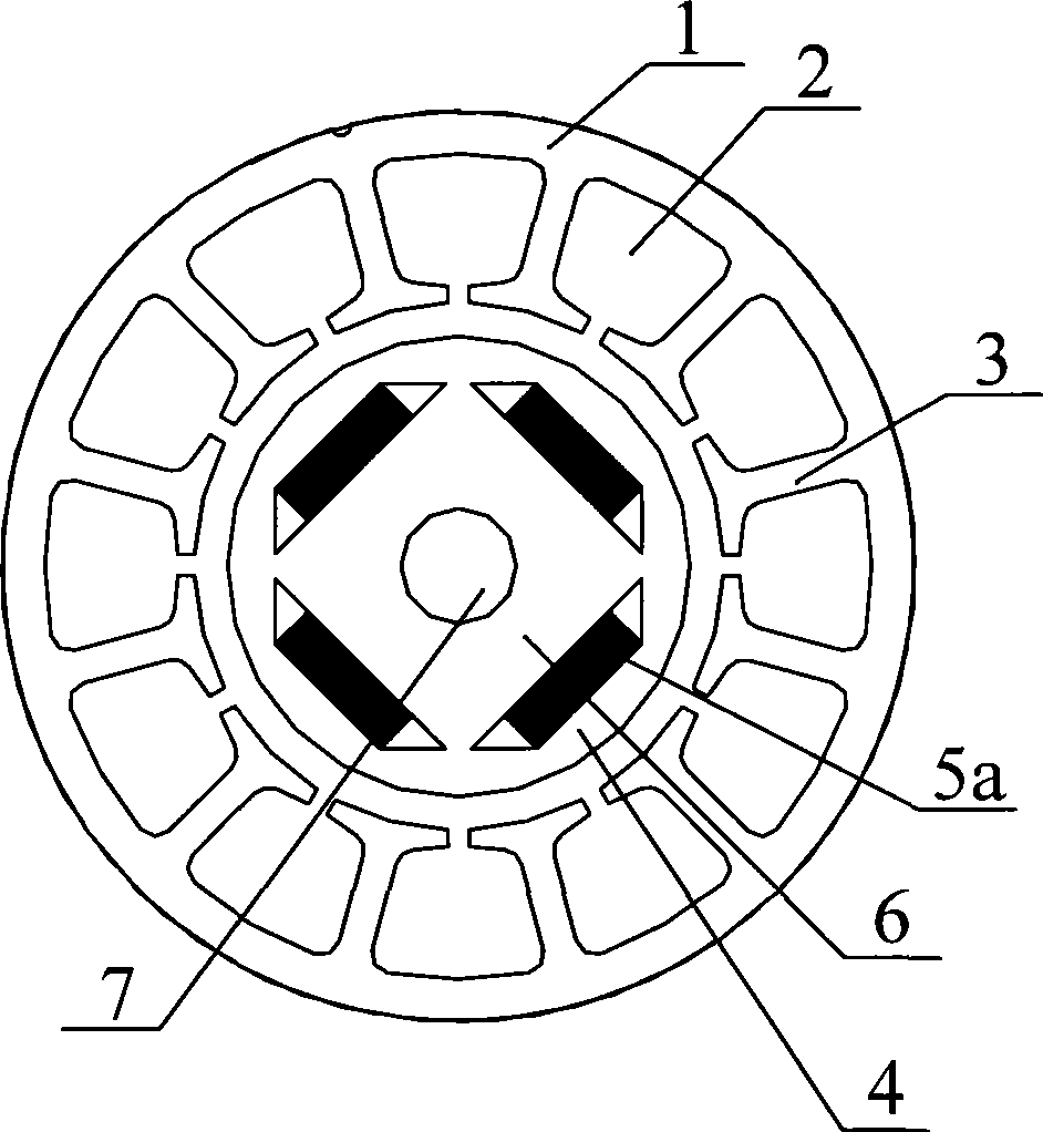 High power wide velocity modulation built-in permanent magnet brushless wheel motor for electric automobile