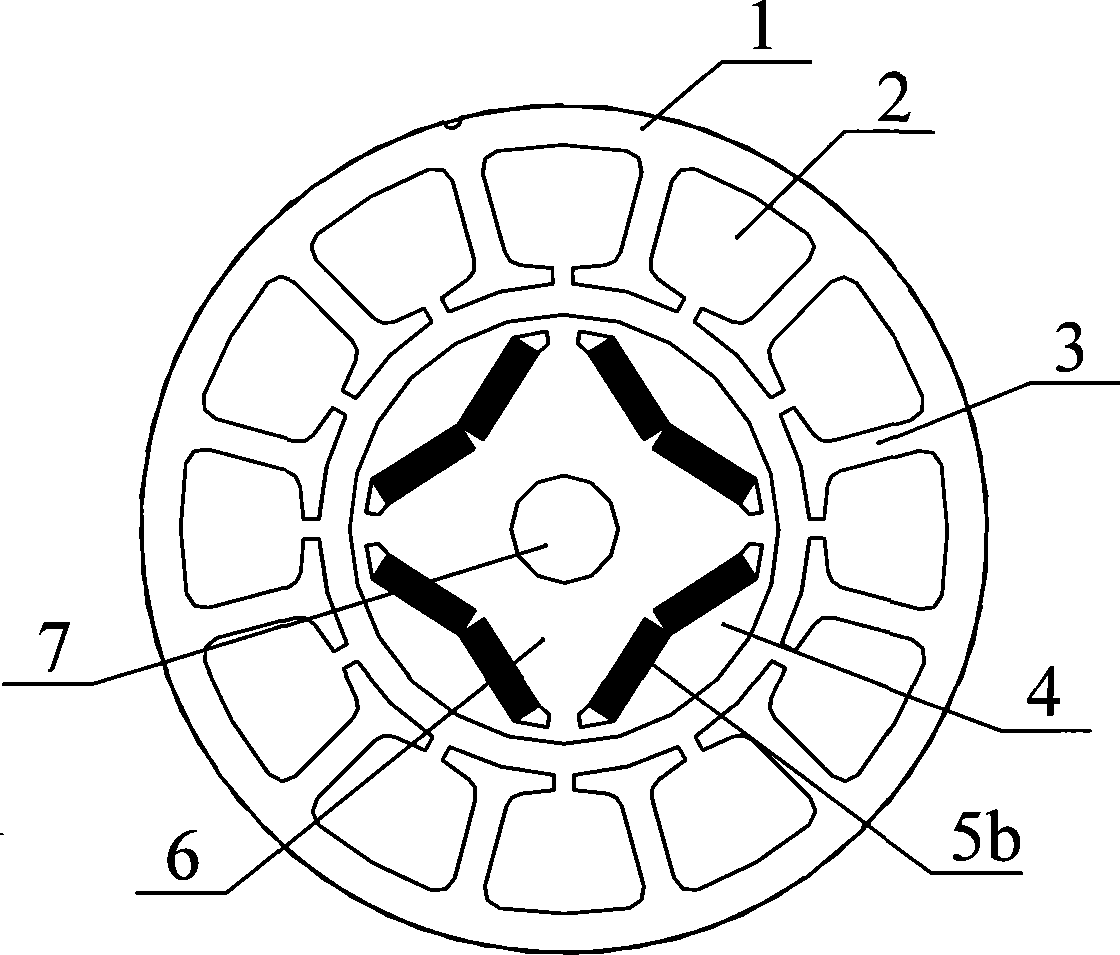 High power wide velocity modulation built-in permanent magnet brushless wheel motor for electric automobile