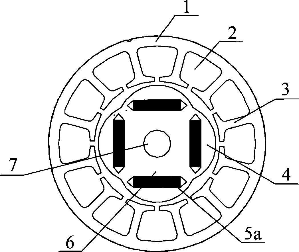 High power wide velocity modulation built-in permanent magnet brushless wheel motor for electric automobile