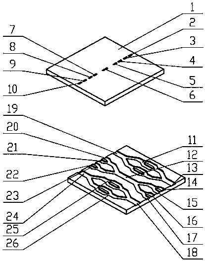 A microchannel heat exchanger and flow heat transfer experimental device