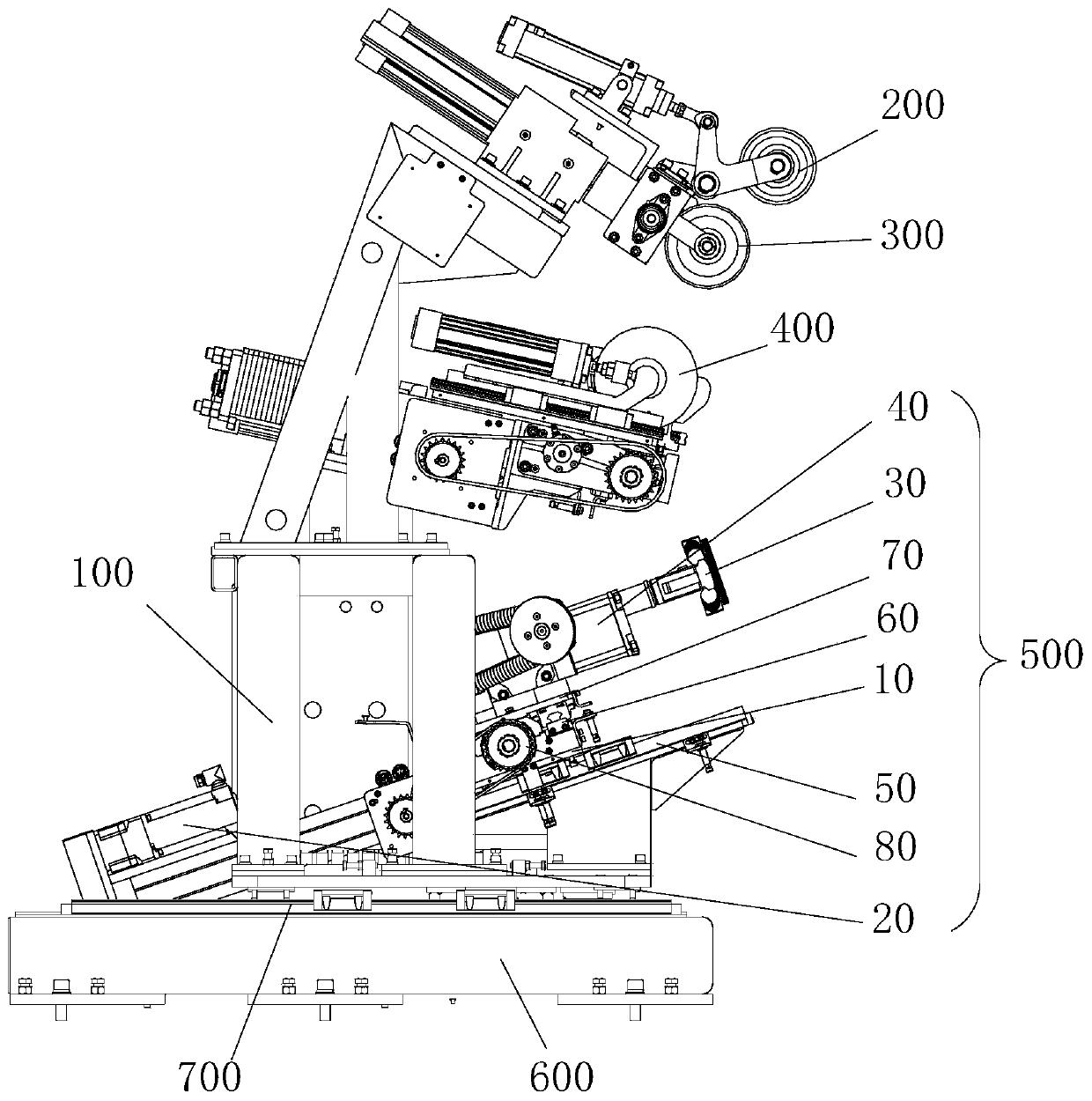 Three-drum forming machine, control method thereof and combined type compression roller equipment