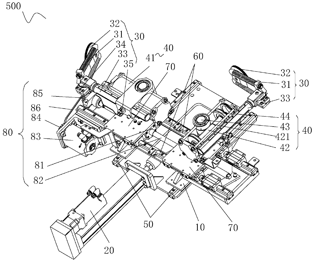 Three-drum forming machine, control method thereof and combined type compression roller equipment