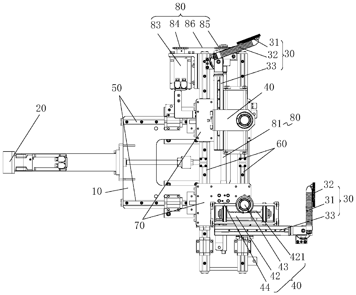 Three-drum forming machine, control method thereof and combined type compression roller equipment