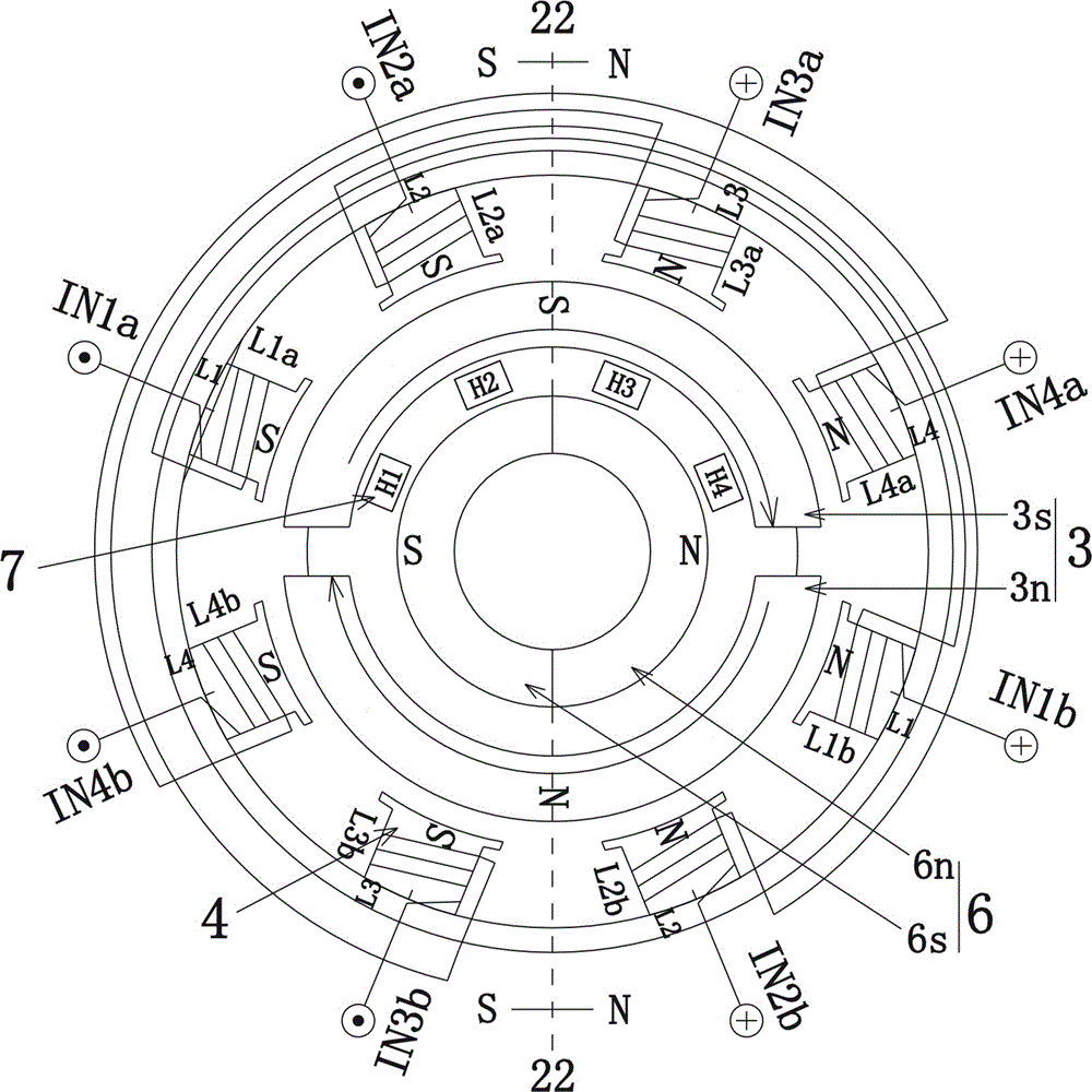 Forming and driving method for triggering type permanent magnet brushless direct-current motor