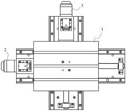 Numerical control two-axis workbench control system