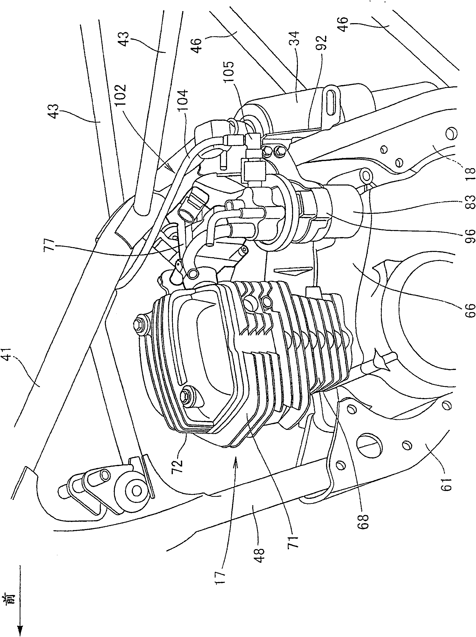 Fuel pump configuring structure of vehicle