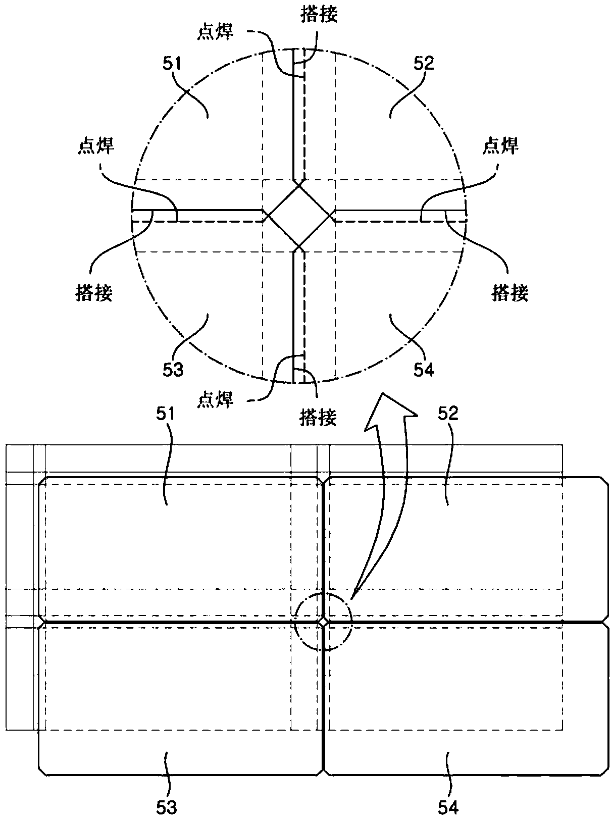 Automatic welding system for corrugated membrane sheet of membrane type liquefied-gas cargo hold, structure for guiding and fixing automatic welding apparatus for corrugated membrane sheet of membrane type liquefied-gas cargo hold, and structure for guiding automatic welding apparatus for corrugated membrane sheet of membrane type liquefied-gas cargo hold