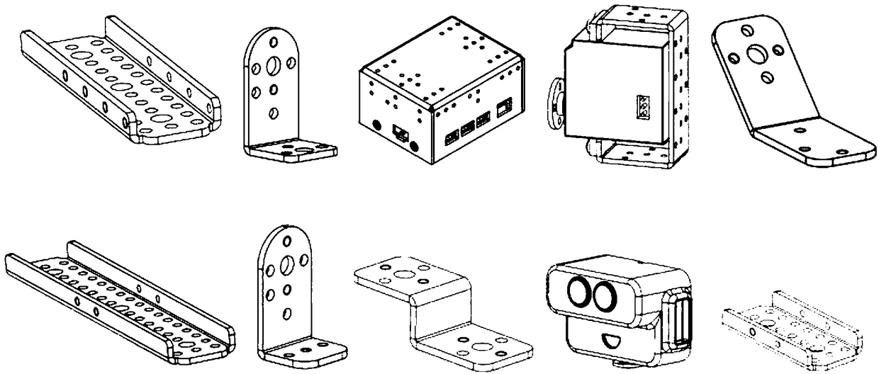 Modular educational robot design method