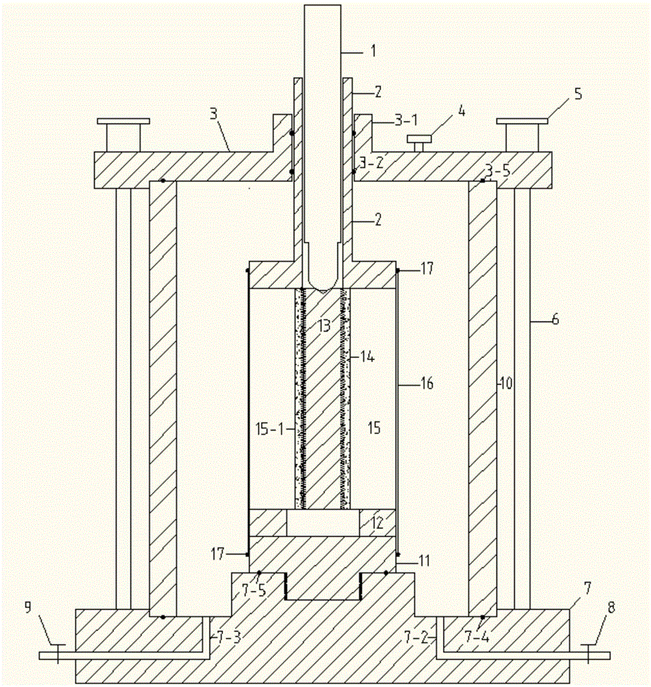 Confining pressure-controllable testing apparatus and testing method for lateral friction of rock