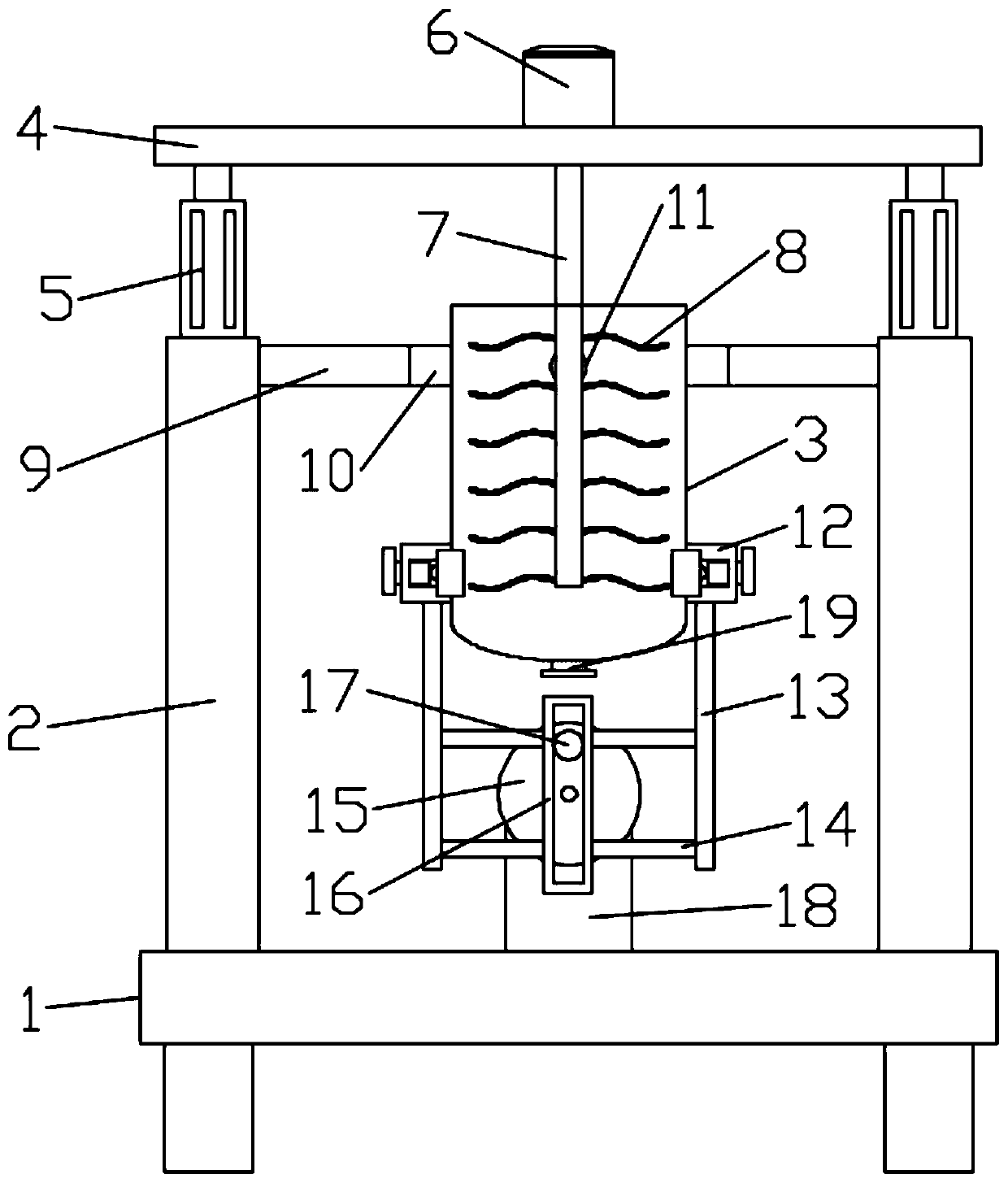 Pharmaceutical extraction device with swing structure