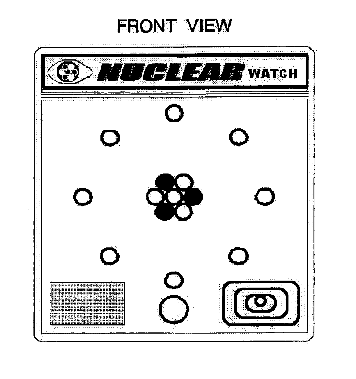 Radiation monitor for ease of use