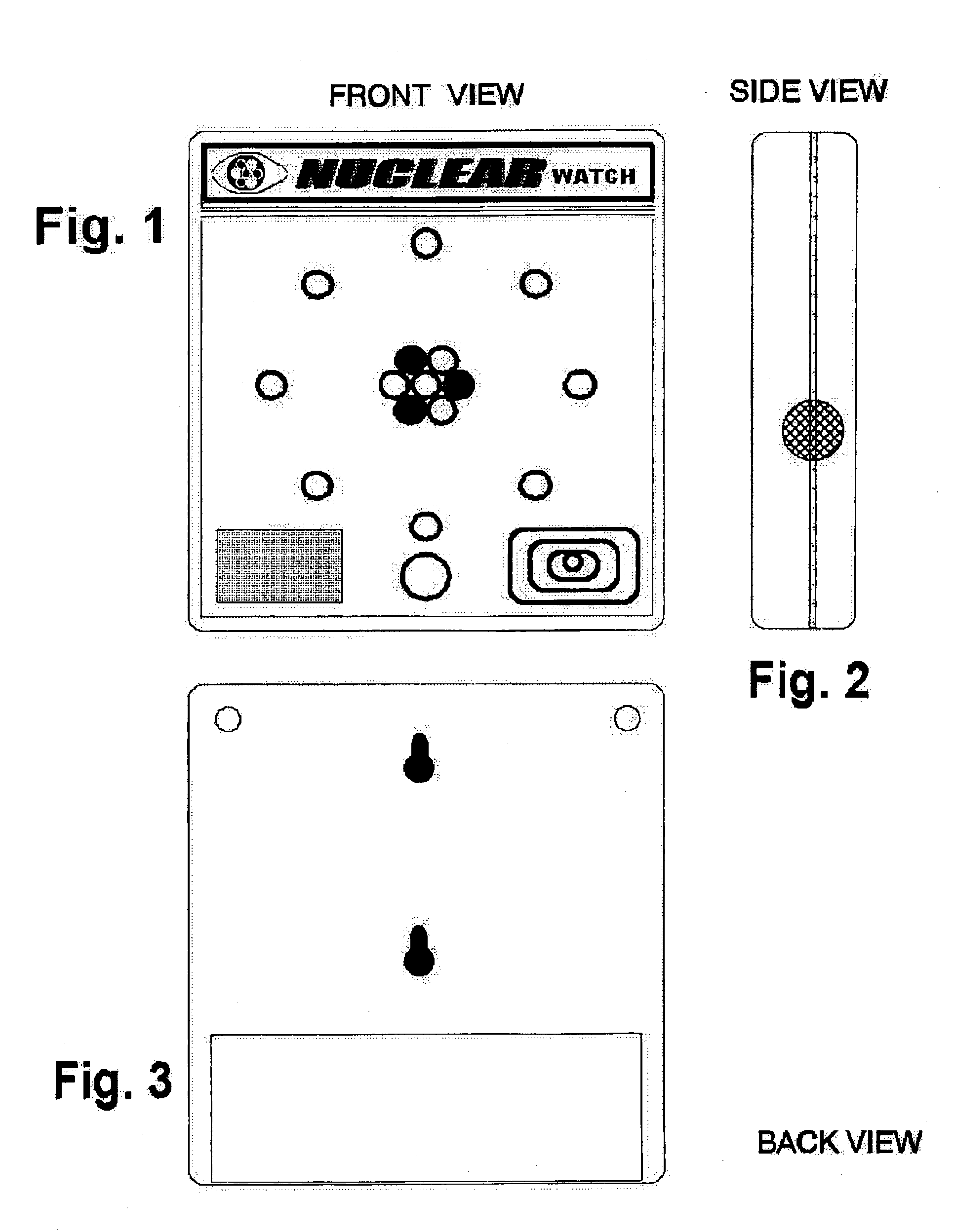 Radiation monitor for ease of use