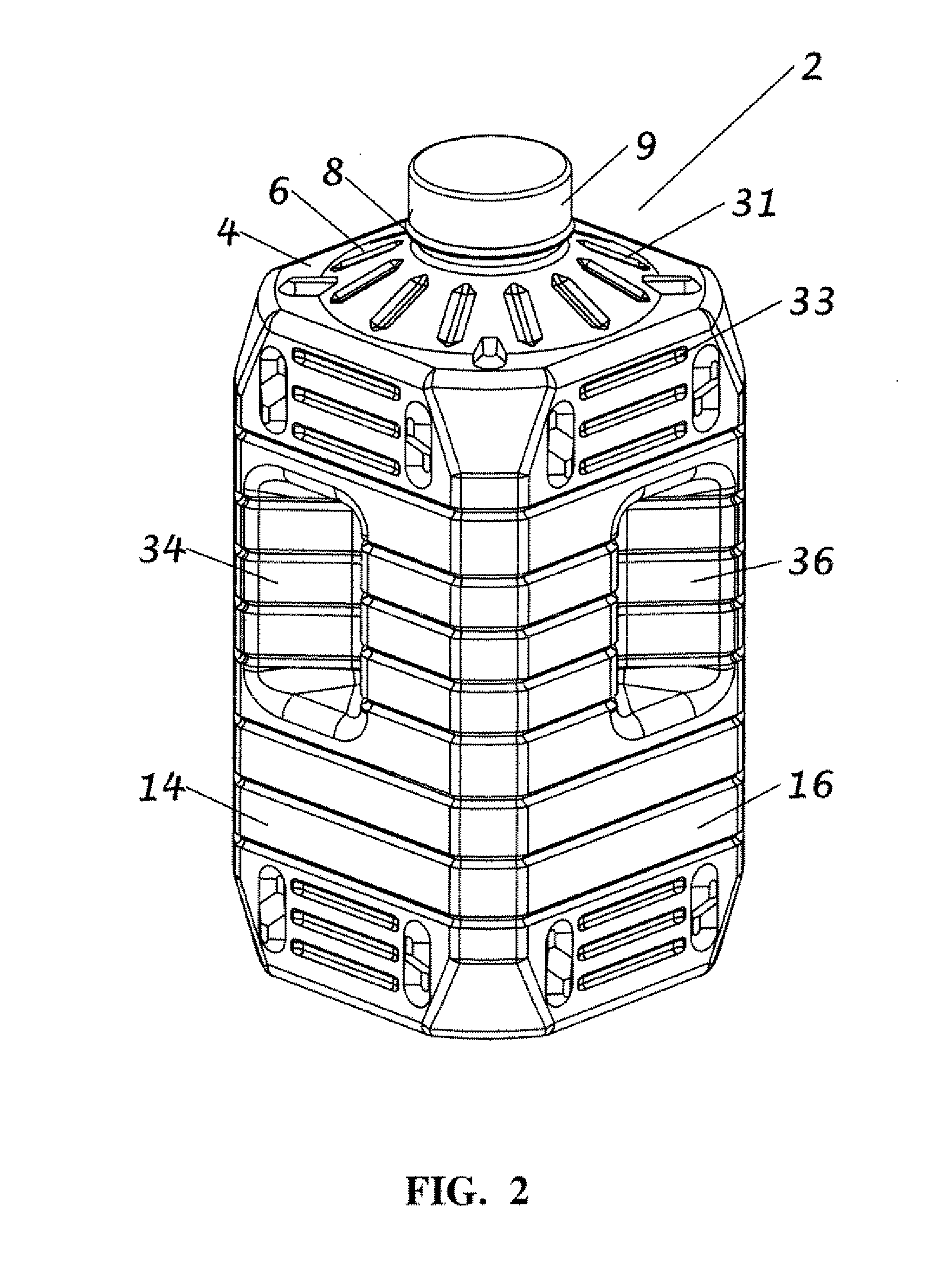 Stackable bottle system