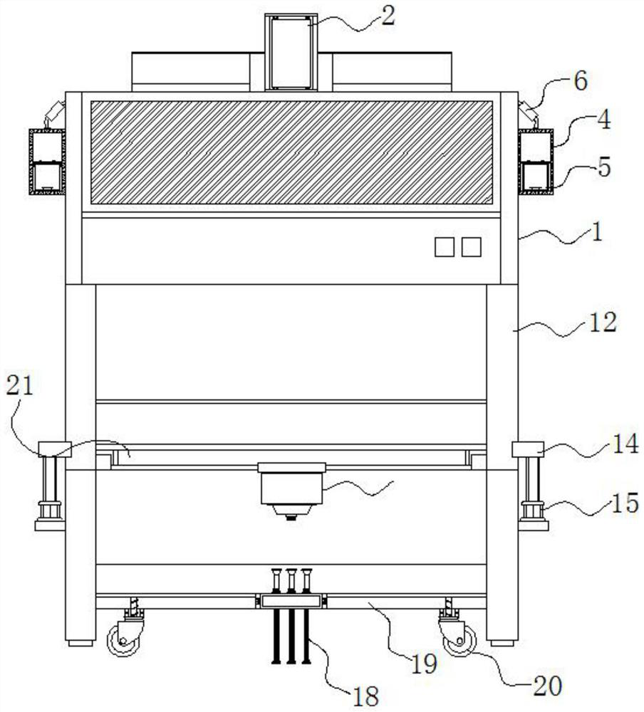 Biosafety cabinet with waste treatment and strong sterilization functions