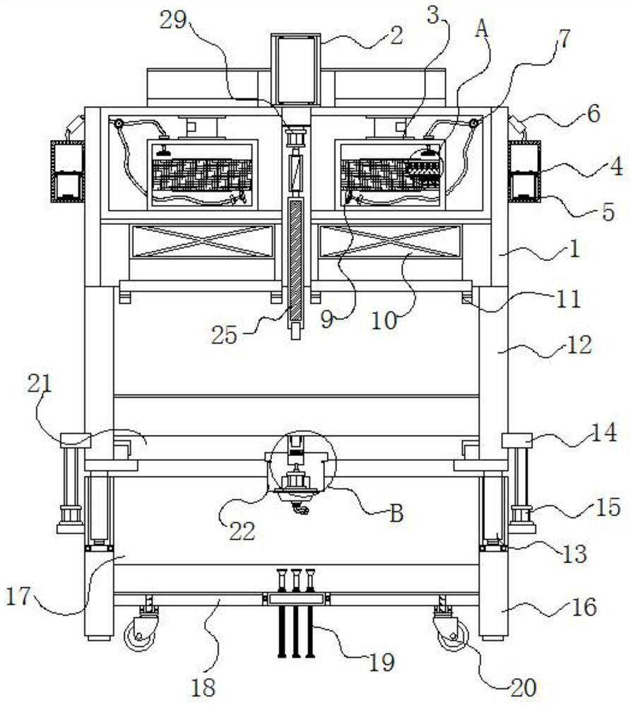 Biosafety cabinet with waste treatment and strong sterilization functions