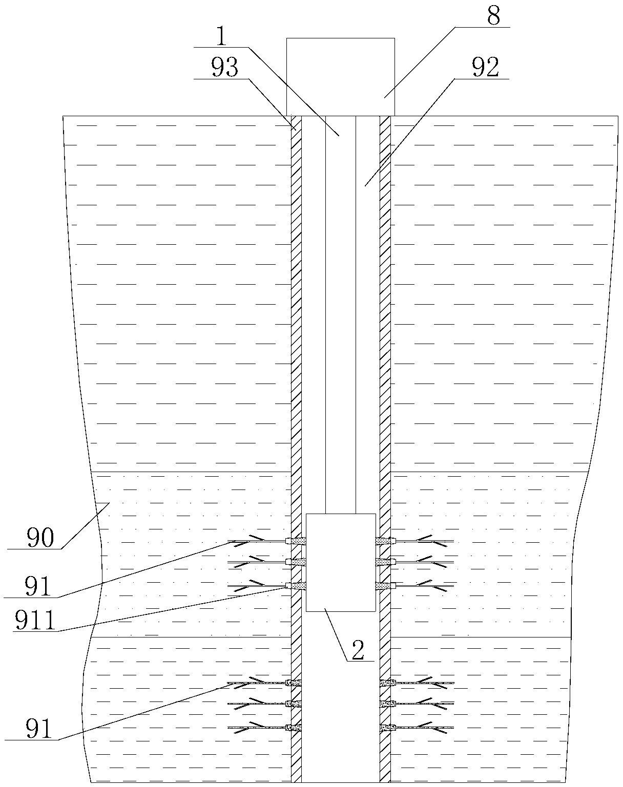 Hydraulic jet sectional temporary plugging infinite stage fracturing method