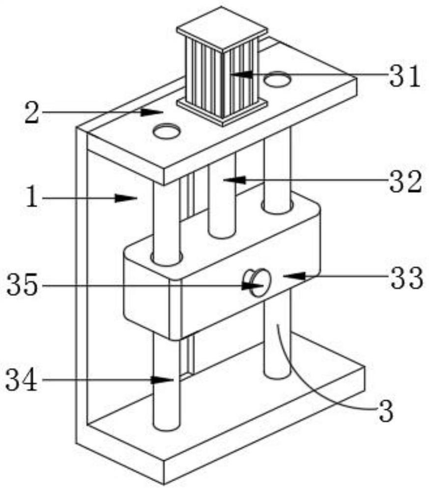 Hot press forming control system and heat treatment method for large-section H-shaped steel component