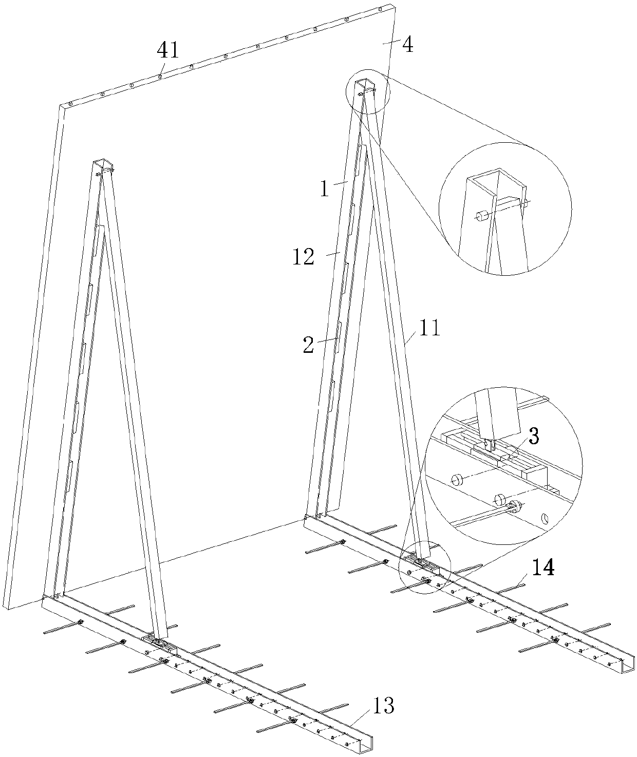 Field enclosure facilitating installation and dismounting