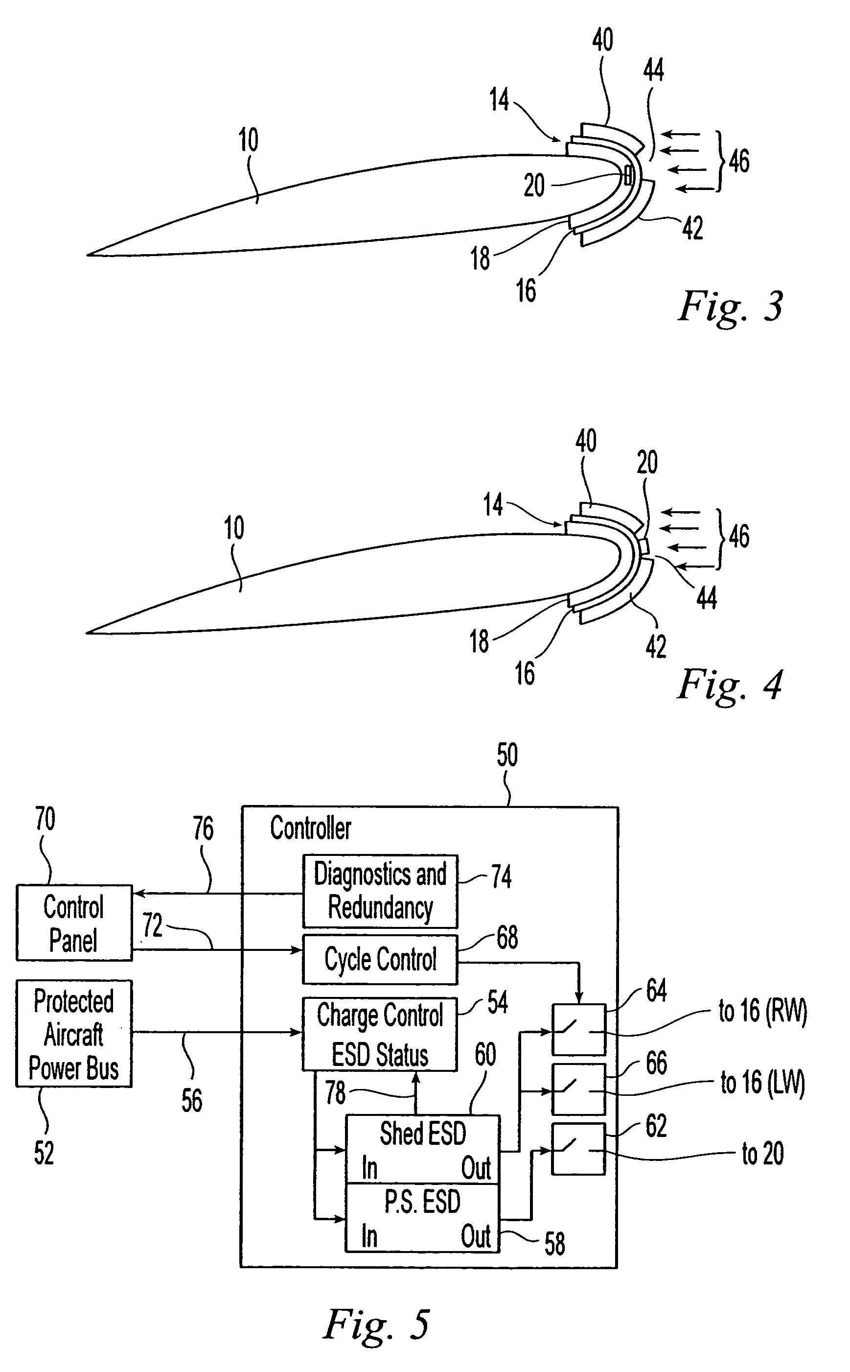 Low power, pulsed, electro-thermal ice protection system