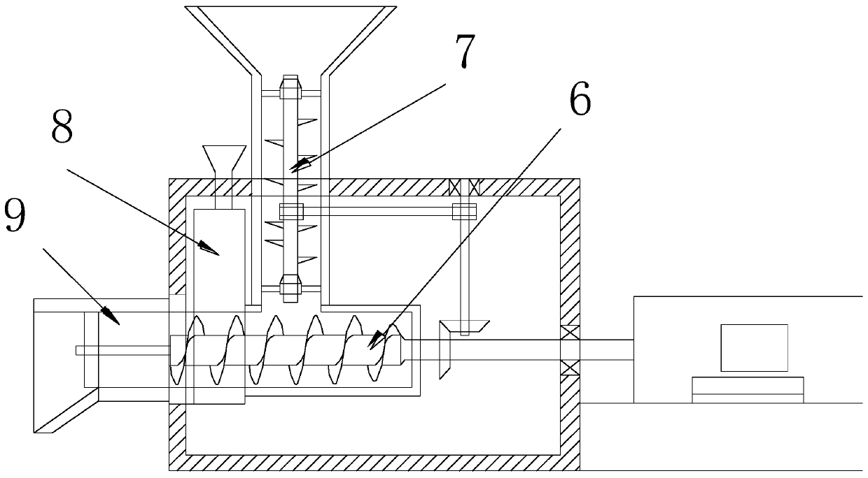 Insect-like granule feed manufacturing machine used for feeding of artificially bred bullfrogs