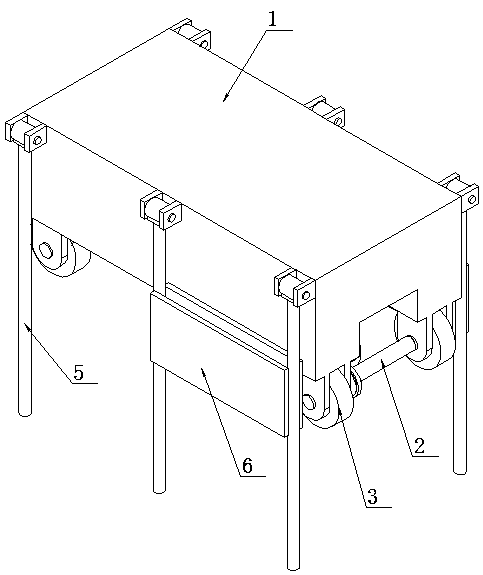 Bridge guardrail template removing device