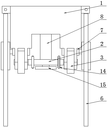 Bridge guardrail template removing device