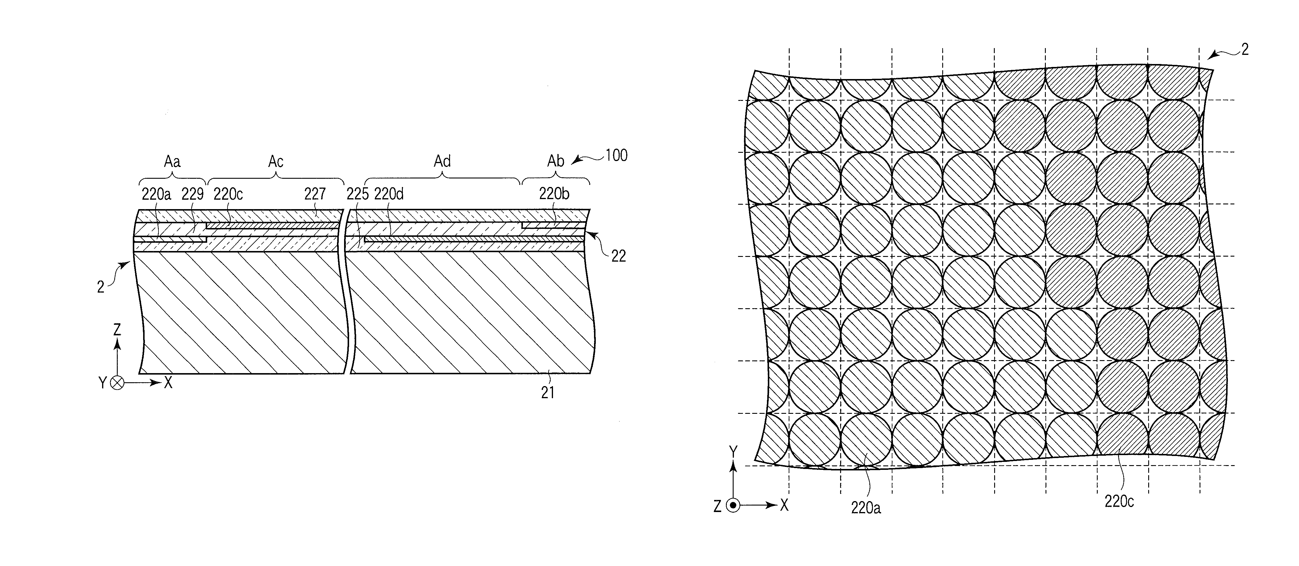 Image display and labeled article